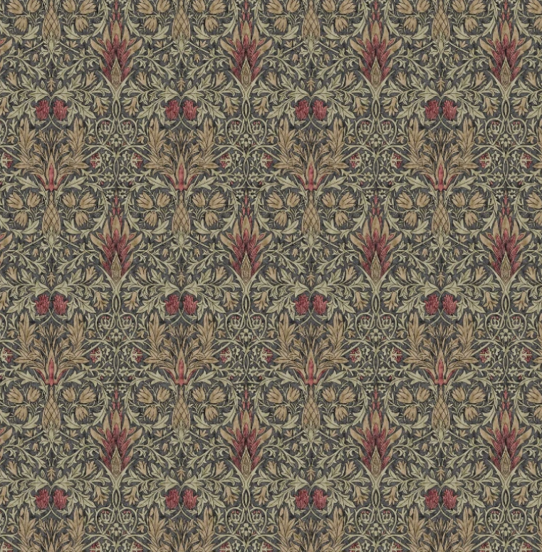 William Morris Snakeshead Mocha Cushion Cover