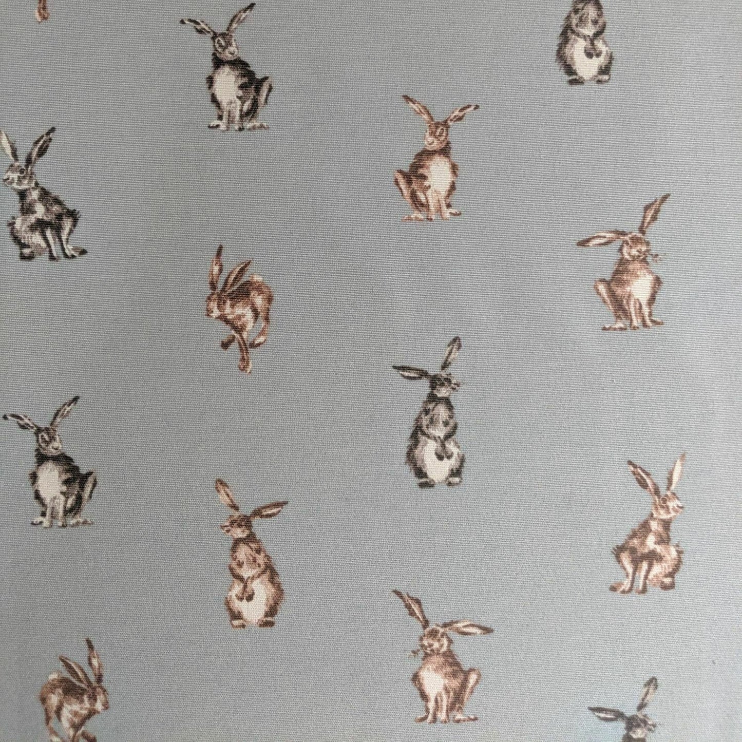 Shabby Hares Tablecloth , Shabby Hares Napkins , Easter Tablecloth ,Cotton Rich Linen Look Fabric , Tablecloth UK - CushionCoverAndDecor