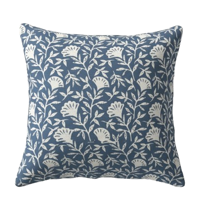 Floral Melby Midnight Blue Cushion Cover