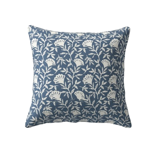 Floral Melby Midnight Blue Cushion Cover