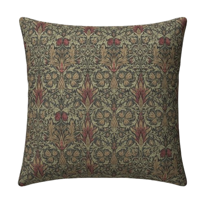 William Morris Snakeshead Mocha Cushion Cover