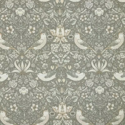 William Morris Strawberry Thief Coated Tablecloth Outdoor Water Repellent Available In Many Sizes