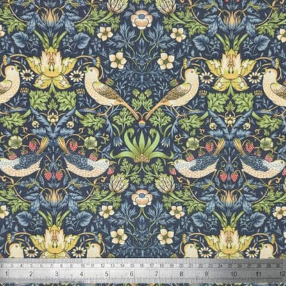 William Morris Strawberry Thief Coated Tablecloth Outdoor Water Repellent Available In Many Sizes
