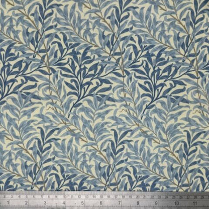 William Morris Willow Bough Sea Breeze Coated Tablecloth Water Resistant Outdoor