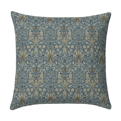 William Morris Snakeshead Denim Blue Cushion Cover