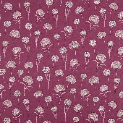 Dandelions Burgundy Natural Tablecloth Available In Many Sizes