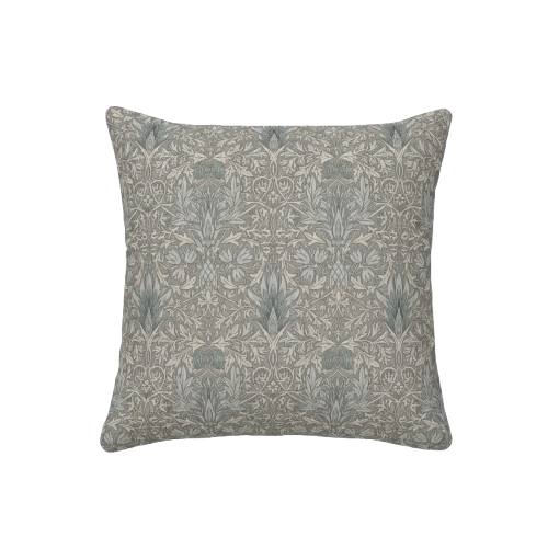 William Morris Snakeshead  Dove Grey Cushion Cover