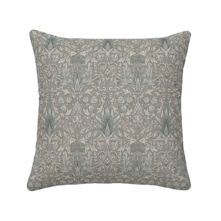 William Morris Snakeshead  Dove Grey Cushion Cover