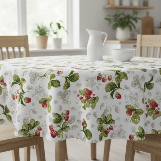 Strawberries Berries Tablecloth