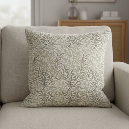 William Morris Willow Bough Natural Beige Cushion Cover