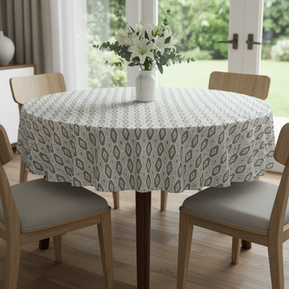 Modern Diamond Pattern Tablecloth