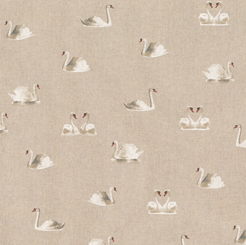 Swans Wildlife Natural Tablecloth