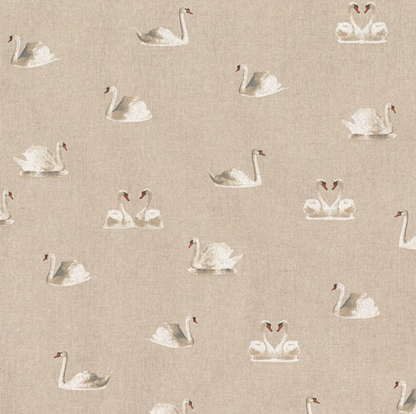 Swans Wildlife Natural Tablecloth