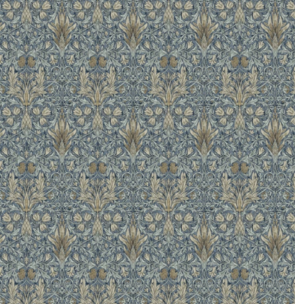 William Morris Snakeshead Denim Blue Cushion Cover