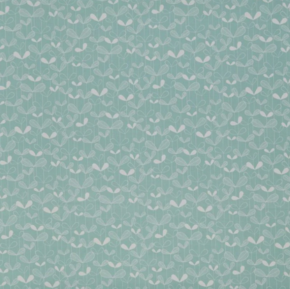 MissPrint Saplings Pale Aqua Cushion Cover