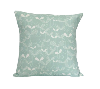 MissPrint Saplings Pale Aqua Cushion Cover