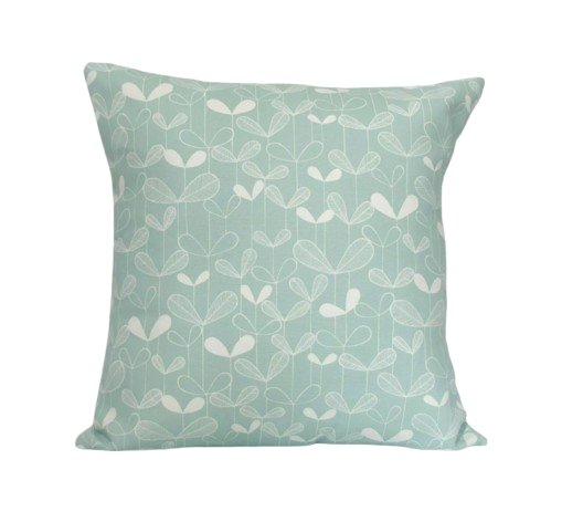MissPrint Saplings Pale Aqua Cushion Cover