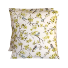 Bird Citrus Flower Blossom Cushion Covers