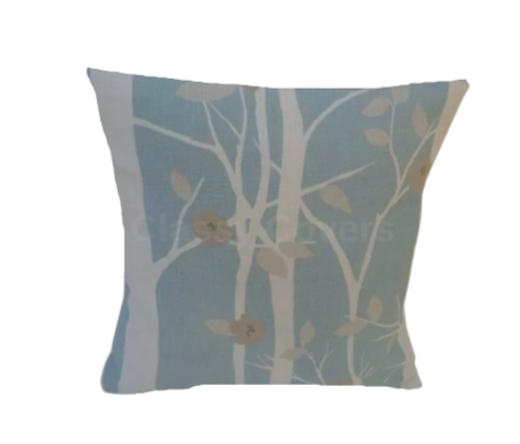 Laura Ashley Cottonwood Duck Egg Cushion Cover Various Sizes