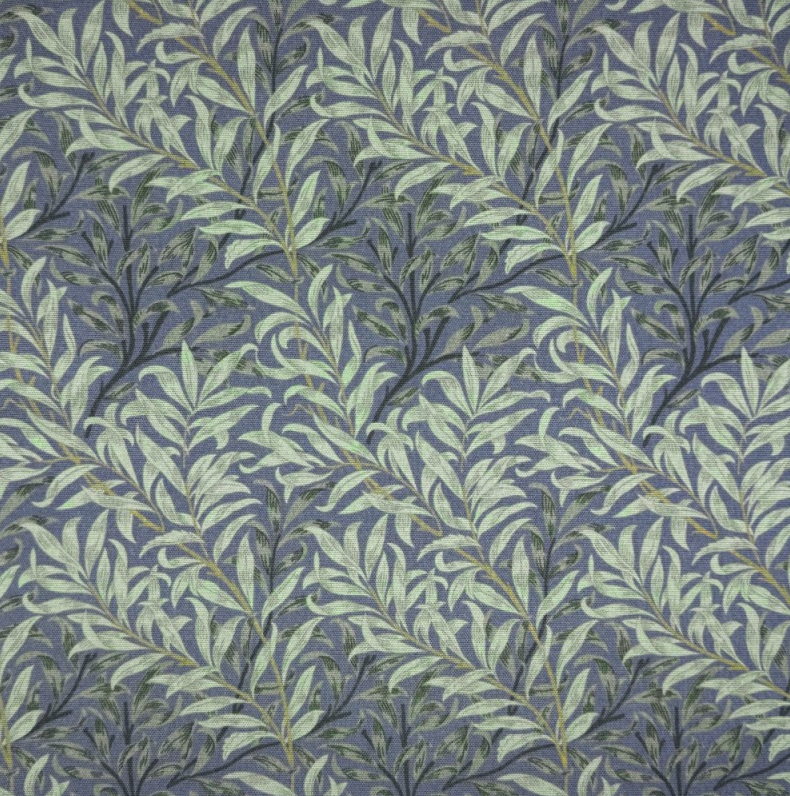 William Morris Willow Bough Charcoal Coated Tablecloth