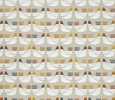 Tangerine Cluck Cluck Hens Cushion Cover