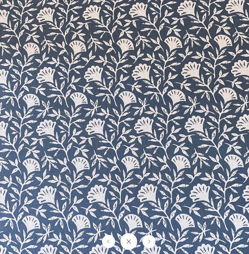 Floral Melby Midnight Blue Cushion Cover