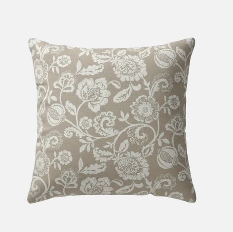 Eliza Tapestry Flowers Natural Cushion Cover