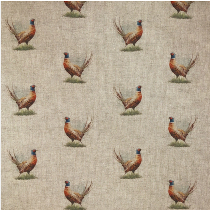 Rustic Pheasant Pattern Beige Cushion Cover