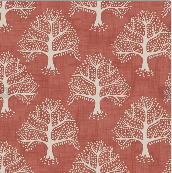 Great Oak Tree Gingersnap Orange Cushion Cover