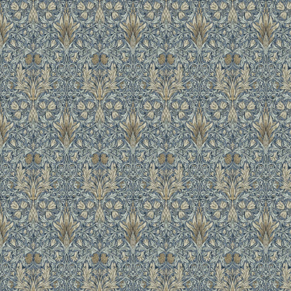 William Morris Snakeshead Denim Cotton Tablecloth