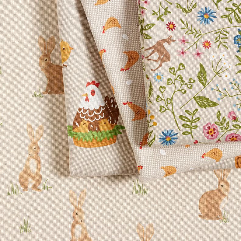 Woodland  Forest Animals Flowers Tablecloth