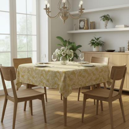 Harper Peacock Feather Tablecloth