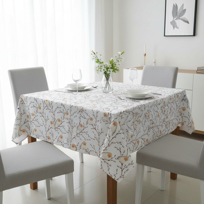 Winter Robin Christmas Tablecloth Available In Many Sizes