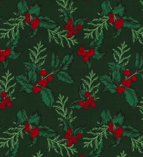 Christmas Holly & Berries Tablecloth Available In Many Sizes - CushionCoverAndDecor