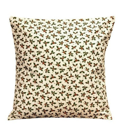 Christmas Holly Cushion Cover , Christmas Pillow Cover 10" 12" 14" 16" 17" 18" 20" 22" 24" 26" - CushionCoverAndDecor