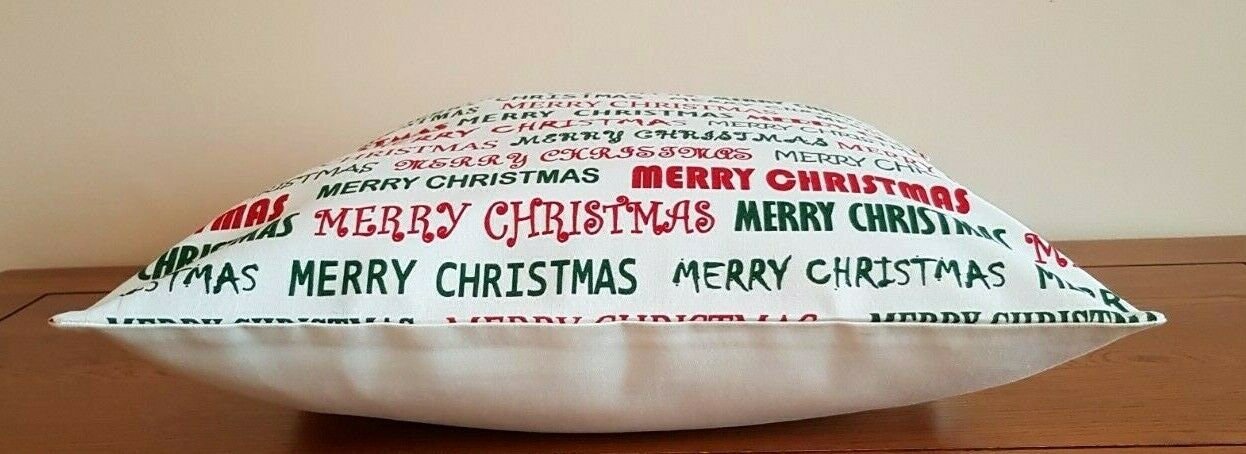 Christmas Holly Cushion Cover , Christmas Pillow Cover 10" 12" 14" 16" 17" 18" 20" 22" 24" 26" - CushionCoverAndDecor