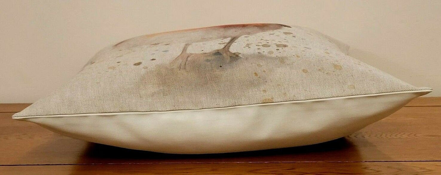 Christmas Robin Cushion Cover - CushionCoverAndDecor