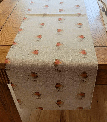 Christmas Robin Festive Table Runner - CushionCoverAndDecor