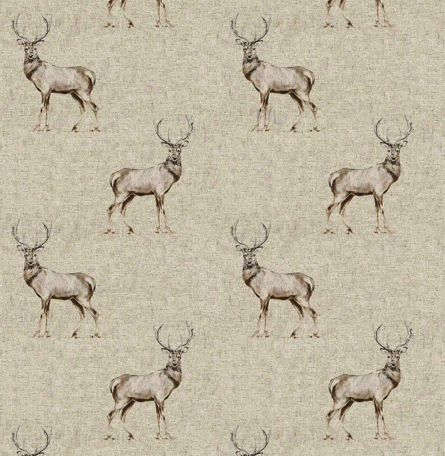 Christmas Stag Tablecloth , Glencoe Stags Tablecloth , Stags Tablecloth , Round Tablecloth , Square Tablecloth , Tablecloth UK - CushionCoverAndDecor