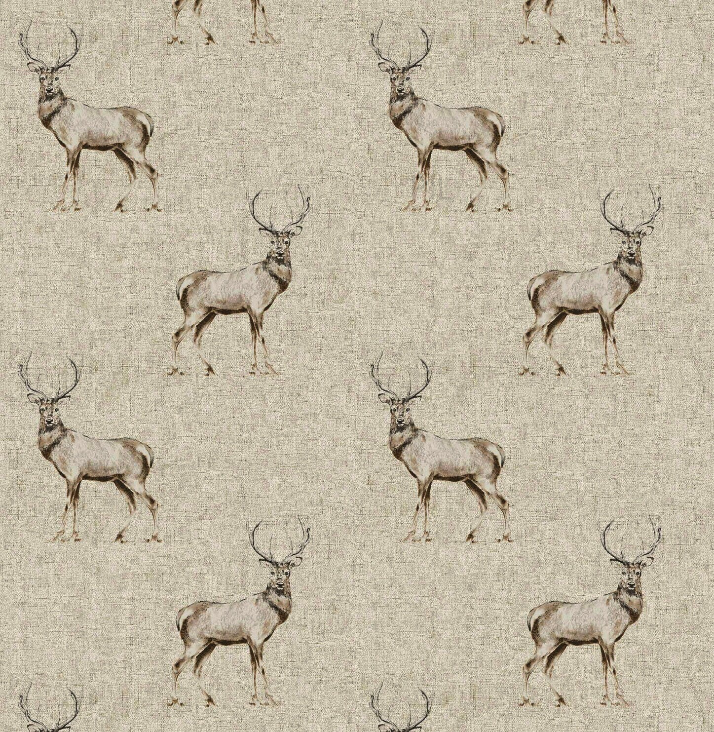 Christmas Stag Tablecloth , Glencoe Stags Tablecloth , Stags Tablecloth , Round Tablecloth , Square Tablecloth , Tablecloth UK - CushionCoverAndDecor