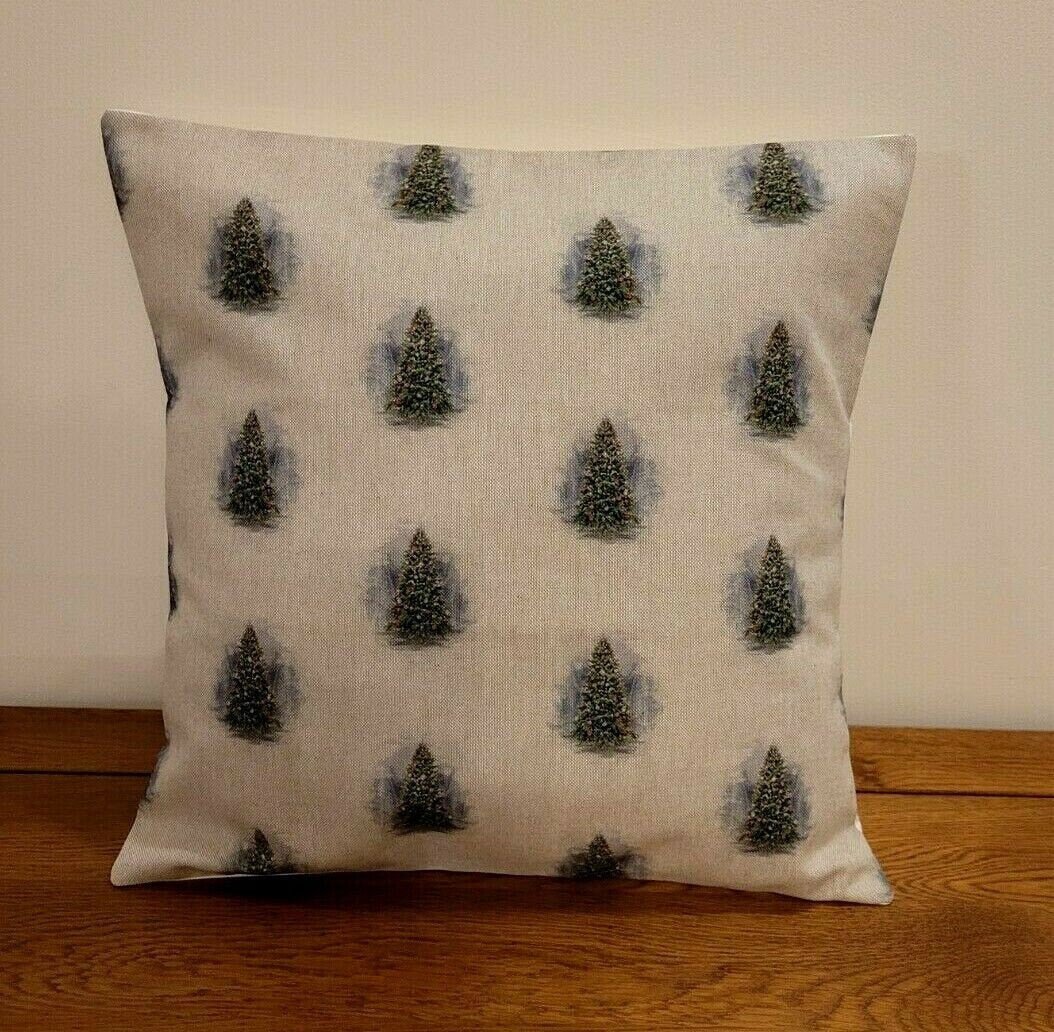 Christmas Tree Cushion Cover , Natural Beige Pillow cover , Pillow Sham 10" 12" 14" 16" 17" 18" 20" 22" 24" 26" - CushionCoverAndDecor