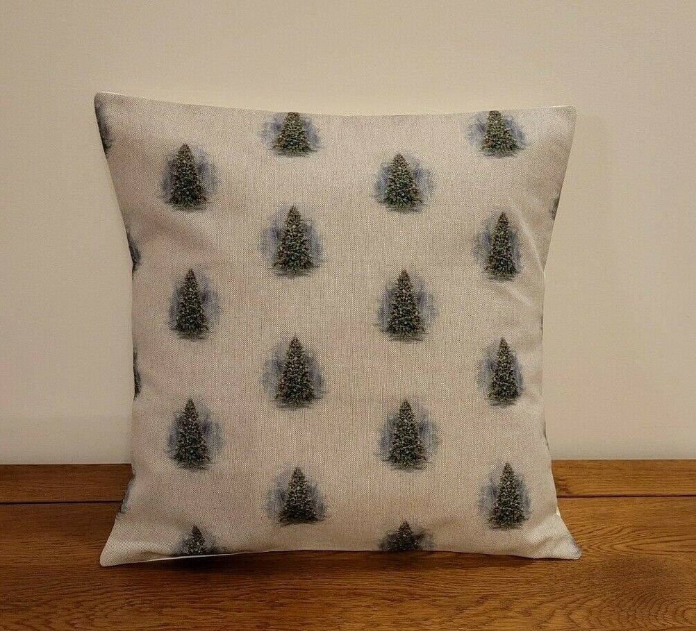 Christmas Tree Cushion Cover , Natural Beige Pillow cover , Pillow Sham 10" 12" 14" 16" 17" 18" 20" 22" 24" 26" - CushionCoverAndDecor