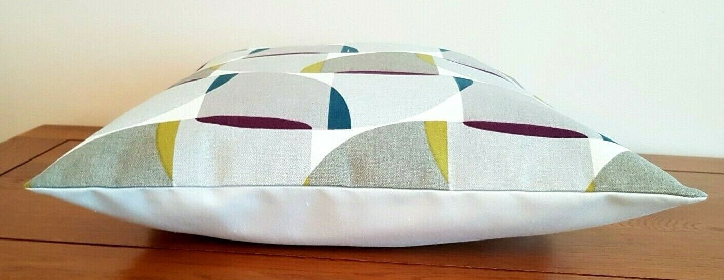 Cushion Cover 12" 14" 16" 17" 18" 20" 22" 24" ILiv Mulberry Grey Geometric Design Handmade 100% Cotton - CushionCoverAndDecor