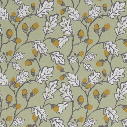 Cushion Cover Acorn Trail Sage Green Design 10" 12" 14" 16" 17" 18" 20" 22" 24" 26" Handmade 100% Cotton - CushionCoverAndDecor