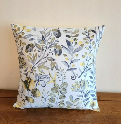 Cushion Cover Ashley Wilde Whitwell Buttercup Floral Design 10" 12" 14" 16" 17" 18" 20" 22" 24" 26" ILiv Handmade 100% Cotton - CushionCoverAndDecor