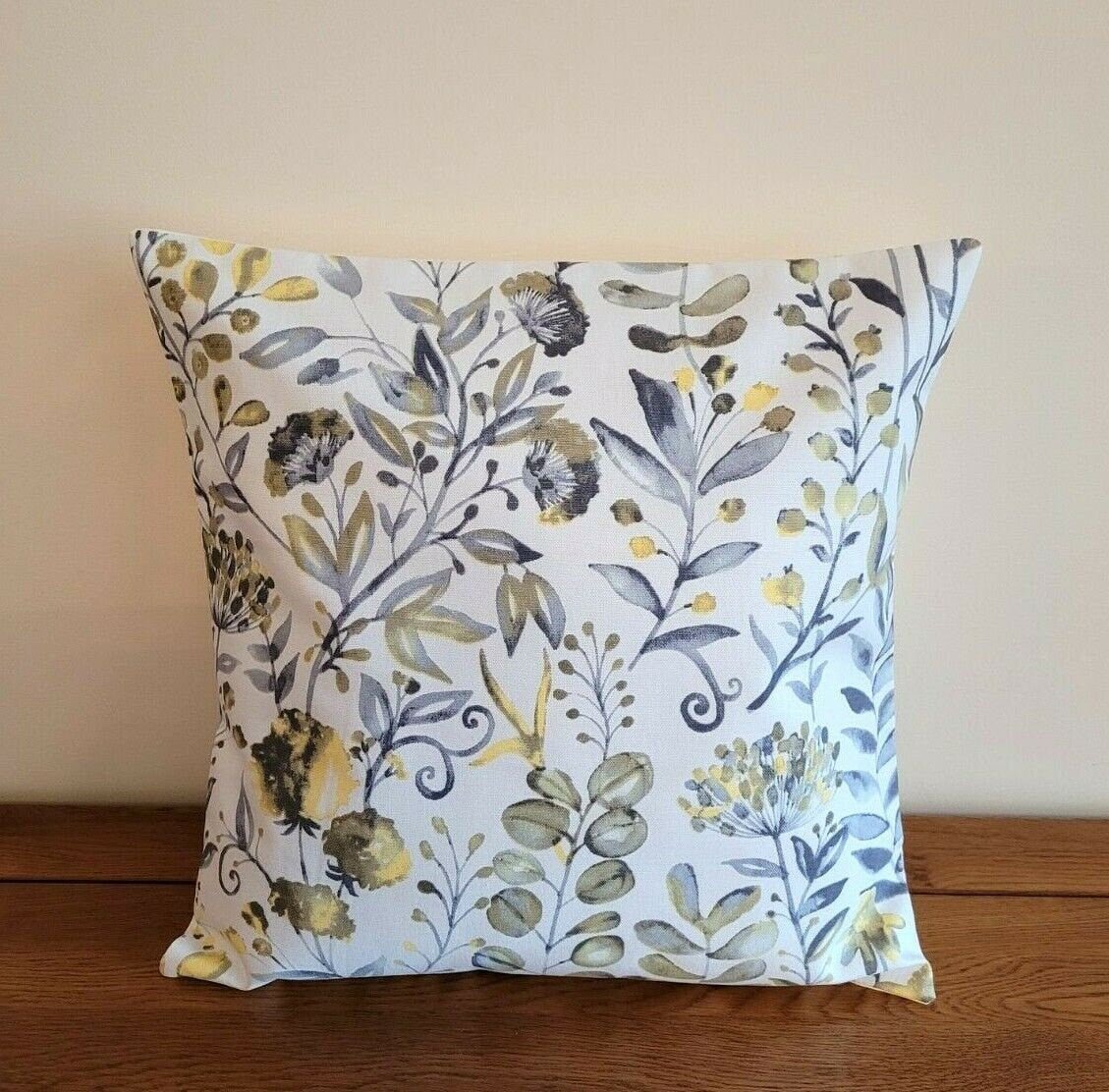 Cushion Cover Ashley Wilde Whitwell Buttercup Floral Design 10" 12" 14" 16" 17" 18" 20" 22" 24" 26" ILiv Handmade 100% Cotton - CushionCoverAndDecor