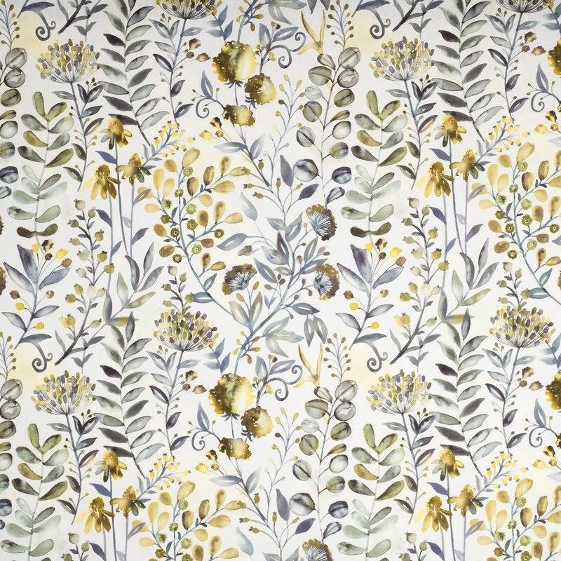 Cushion Cover Ashley Wilde Whitwell Buttercup Floral Design 10" 12" 14" 16" 17" 18" 20" 22" 24" 26" ILiv Handmade 100% Cotton - CushionCoverAndDecor