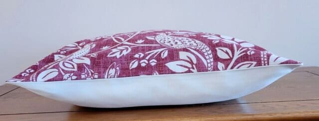 Cushion Cover Heathland Rouge Red Hares And Game Pleasant Birds Design 10" 12" 14" 16" 17" 18" 20" 22" 24" 26" Handmade 100% Cotton - CushionCoverAndDecor