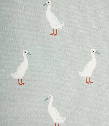 Cushion Cover In Sophie Allport Runner Duck Pale Blue Design , Easter Cushion cover 10" 12" 14" 16" 17" 18" 20" 22" 24" 26" 100% Cotton - CushionCoverAndDecor
