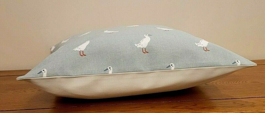 Cushion Cover In Sophie Allport Runner Duck Pale Blue Design , Easter Cushion cover 10" 12" 14" 16" 17" 18" 20" 22" 24" 26" 100% Cotton - CushionCoverAndDecor